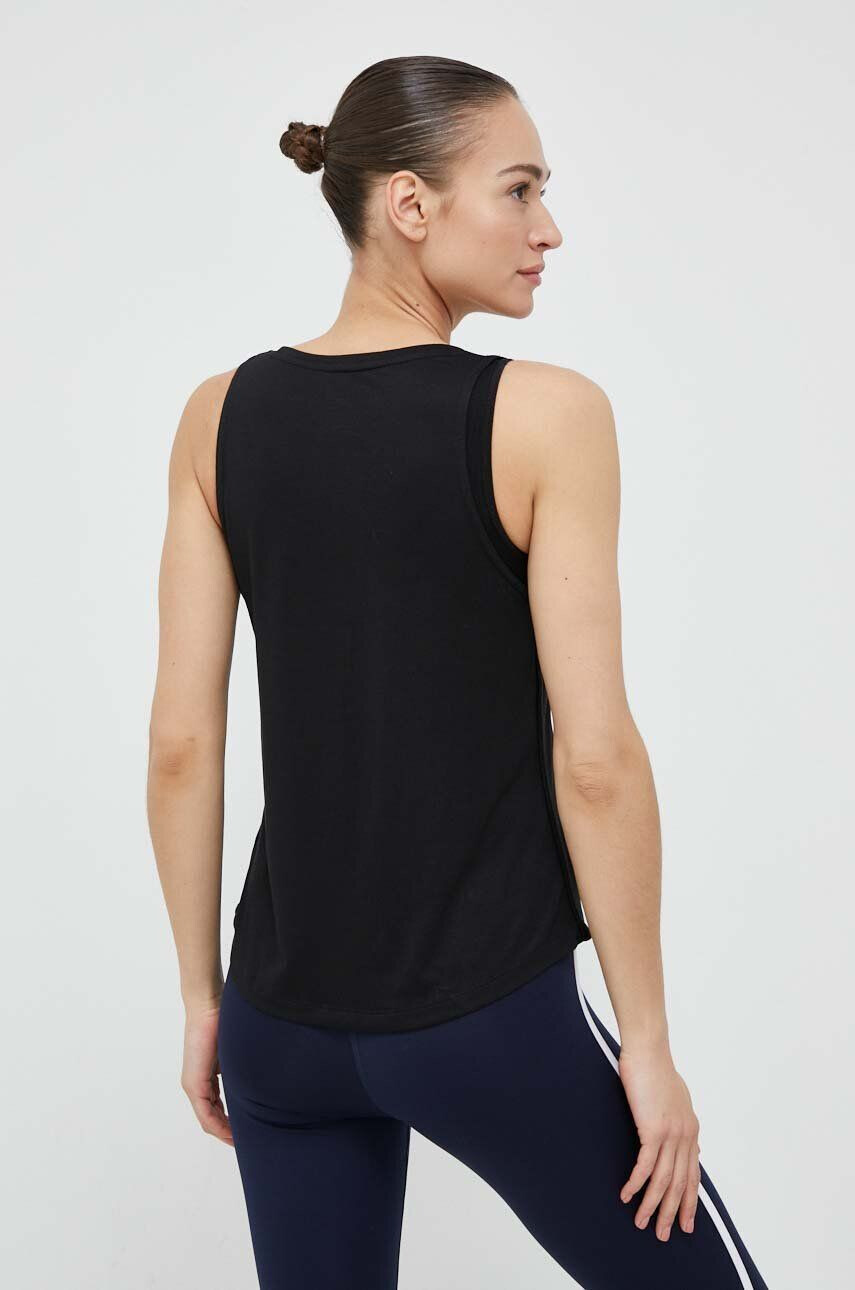 Reebok top de antrenament Activchill+DreamBlend culoarea negru - Pled.ro