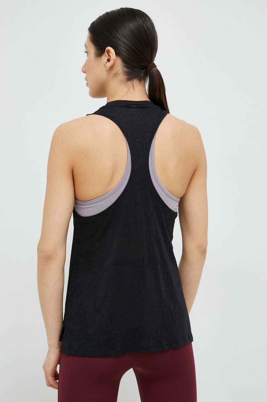 Reebok top de antrenament Burnout culoarea negru - Pled.ro