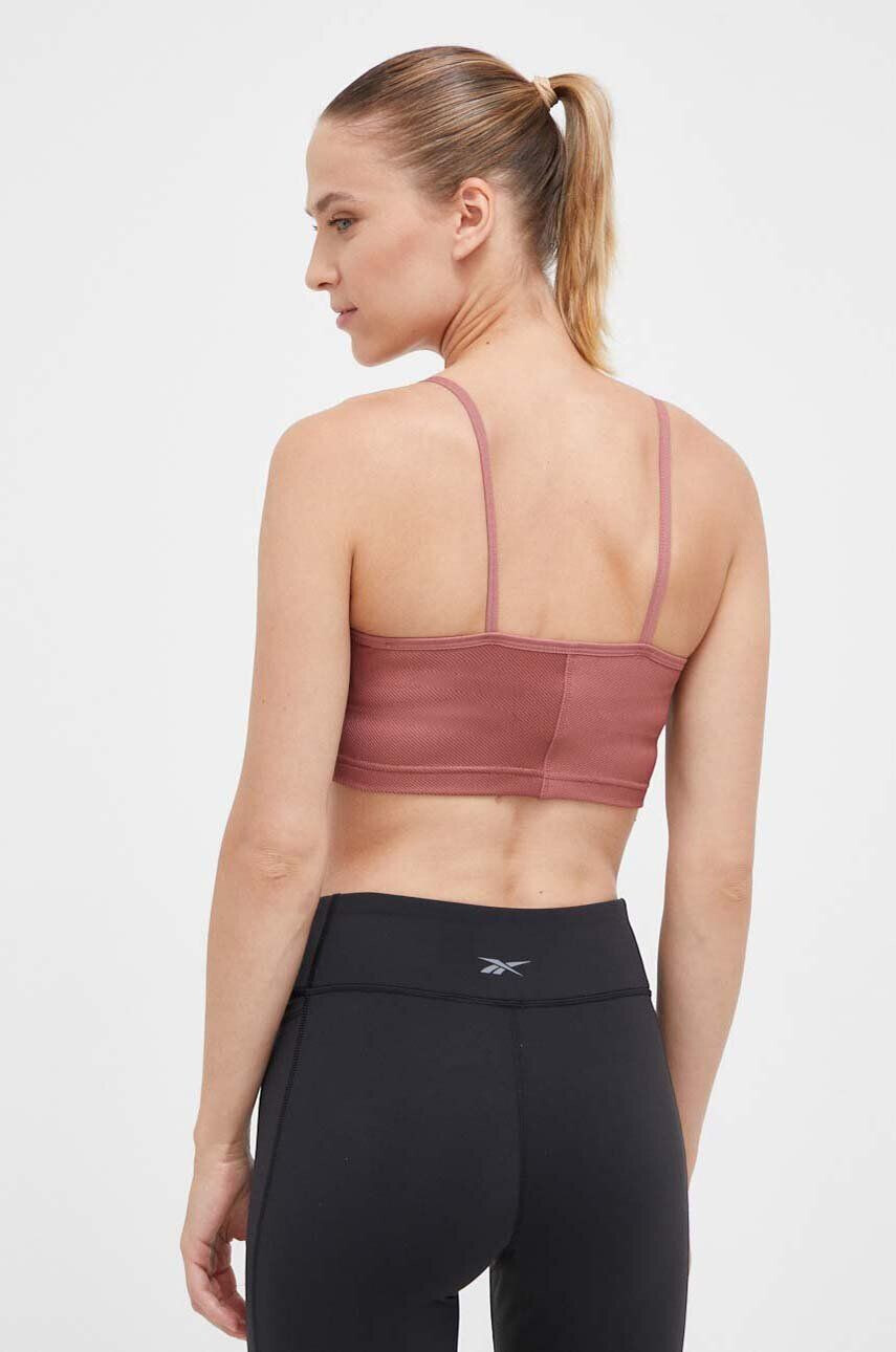 Reebok top de yoga culoarea roz - Pled.ro