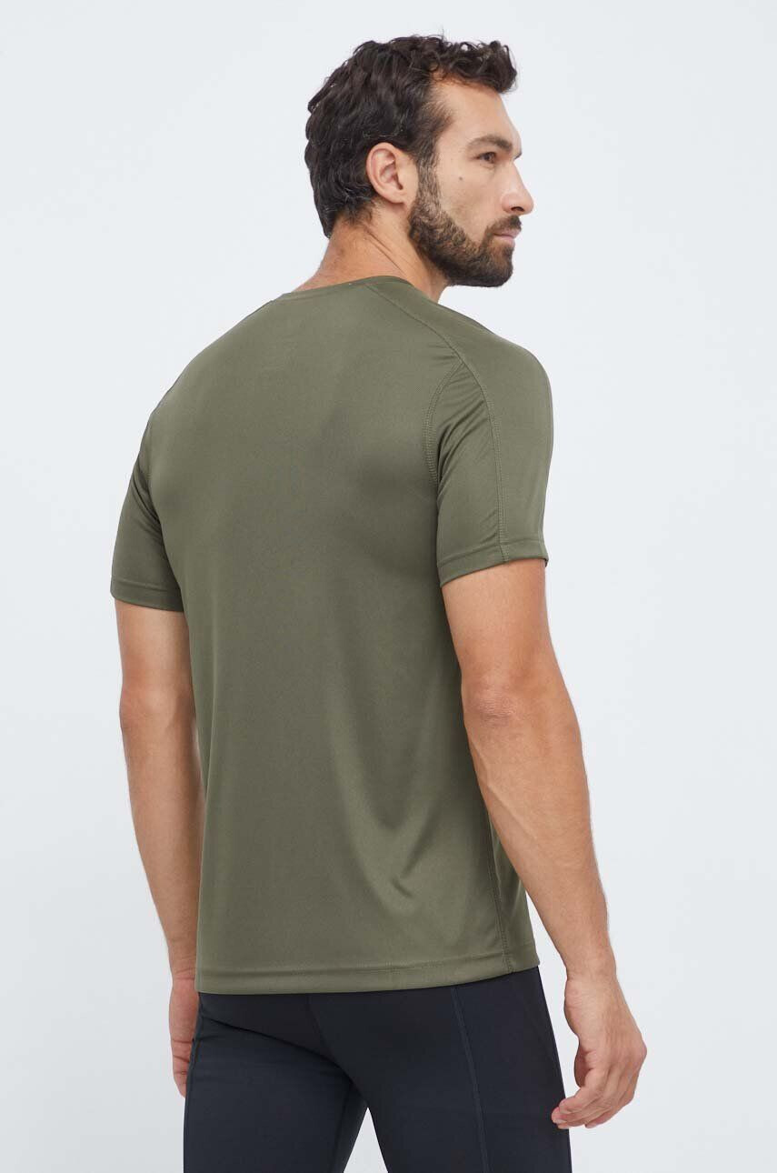 Reebok tricou de antrenament Tech culoarea verde neted - Pled.ro