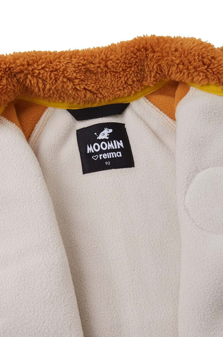 Reima bluza copii Moomin Kramgo culoarea maro neted - Pled.ro