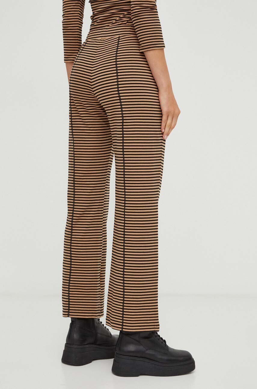 Resume Résumé pantaloni Tracy femei culoarea maro modelator - Pled.ro