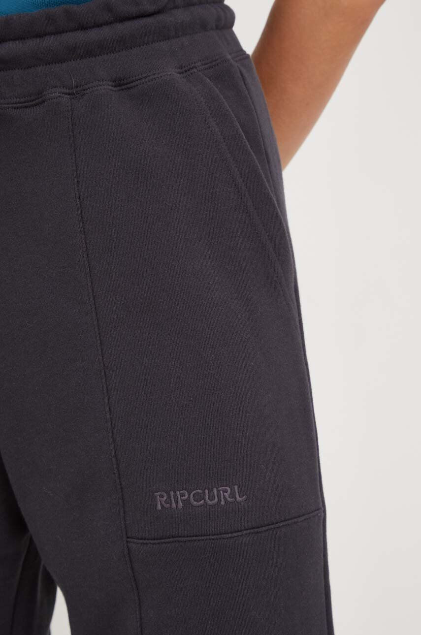 Rip Curl pantaloni de trening femei culoarea gri neted - Pled.ro