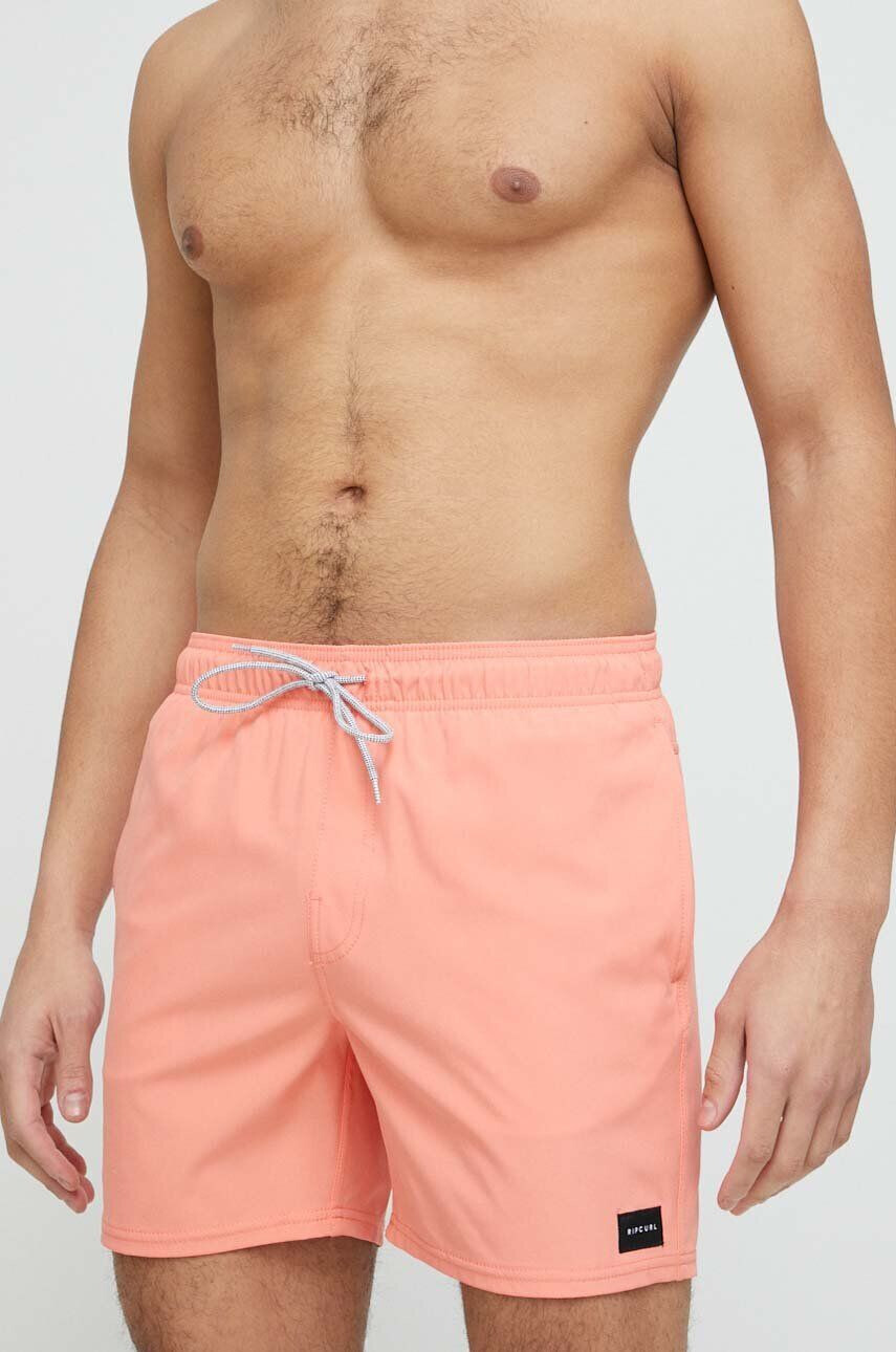 Rip Curl pantaloni scurti de baie culoarea portocaliu - Pled.ro