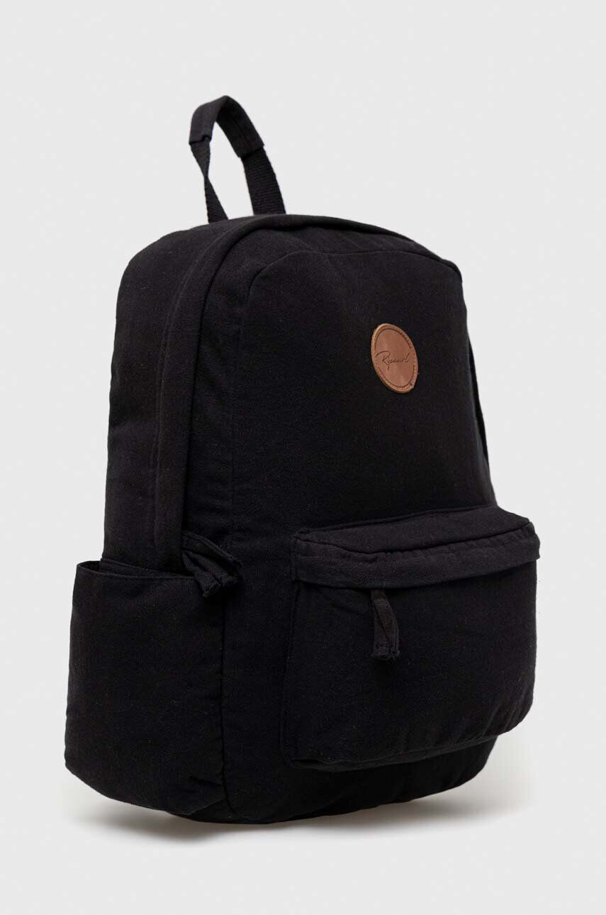 Rip Curl rucsac femei culoarea negru mare cu imprimeu - Pled.ro