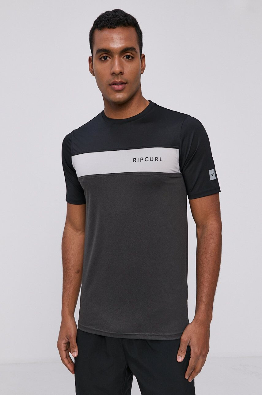 Rip Curl Tricou bărbați culoarea negru modelator - Pled.ro