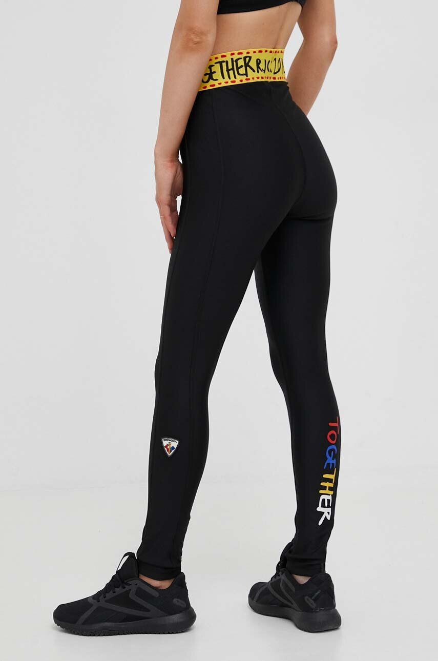 Rossignol leggins sport x JCC femei culoarea negru cu imprimeu - Pled.ro