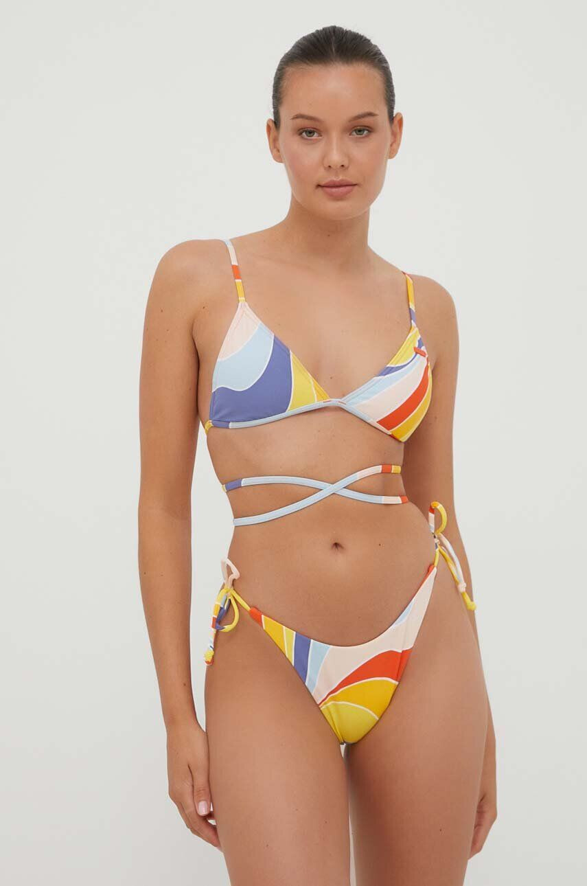 Roxy bikini brazilieni culoarea galben - Pled.ro