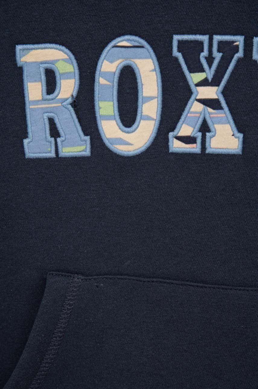 Roxy bluza copii culoarea albastru marin cu imprimeu - Pled.ro