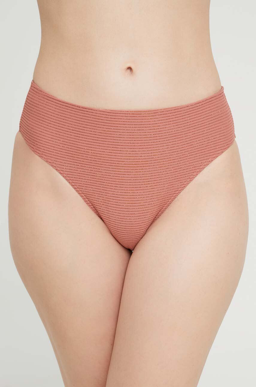 Roxy chiloti de baie culoarea maro - Pled.ro