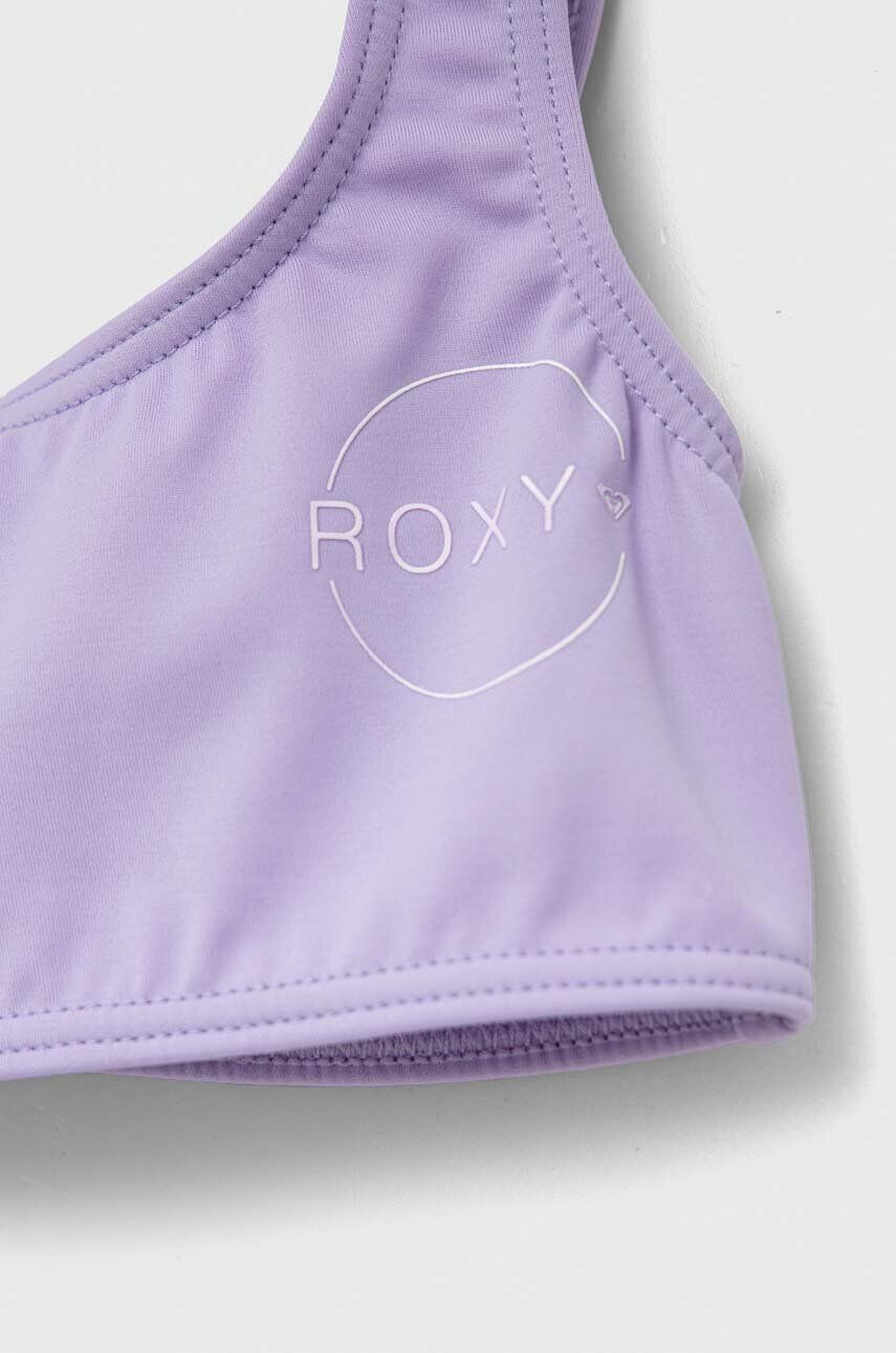 Roxy costum de baie pentru copii din două piese culoarea violet - Pled.ro