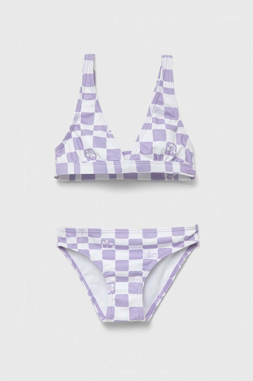 Roxy costum de baie pentru copii din două piese culoarea violet - Pled.ro