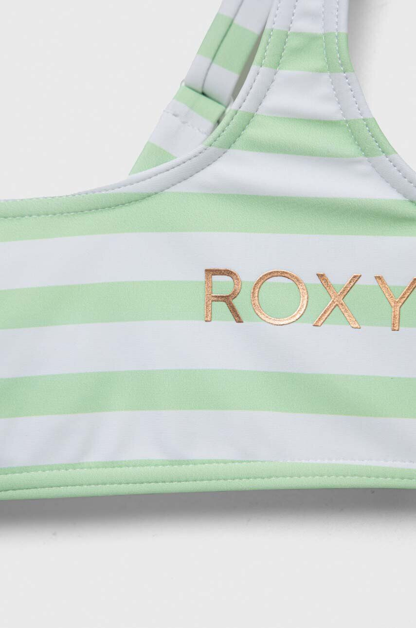 Roxy costum de baie pentru copii din două piese culoarea verde - Pled.ro