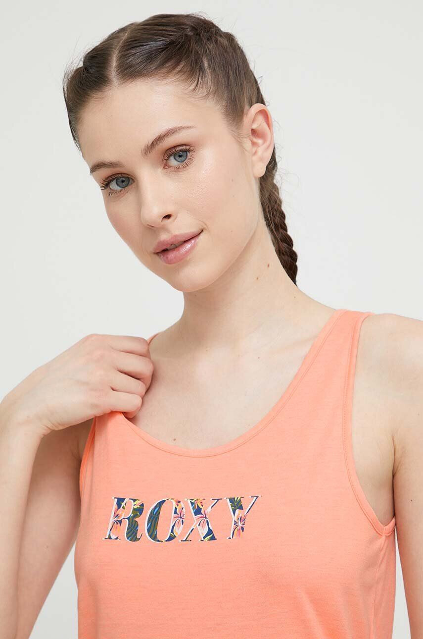 Roxy maiou de pijama culoarea portocaliu - Pled.ro