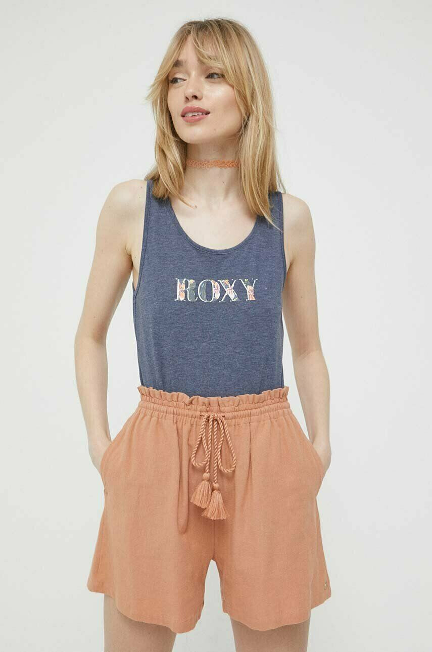 Roxy maiou de pijama culoarea gri - Pled.ro