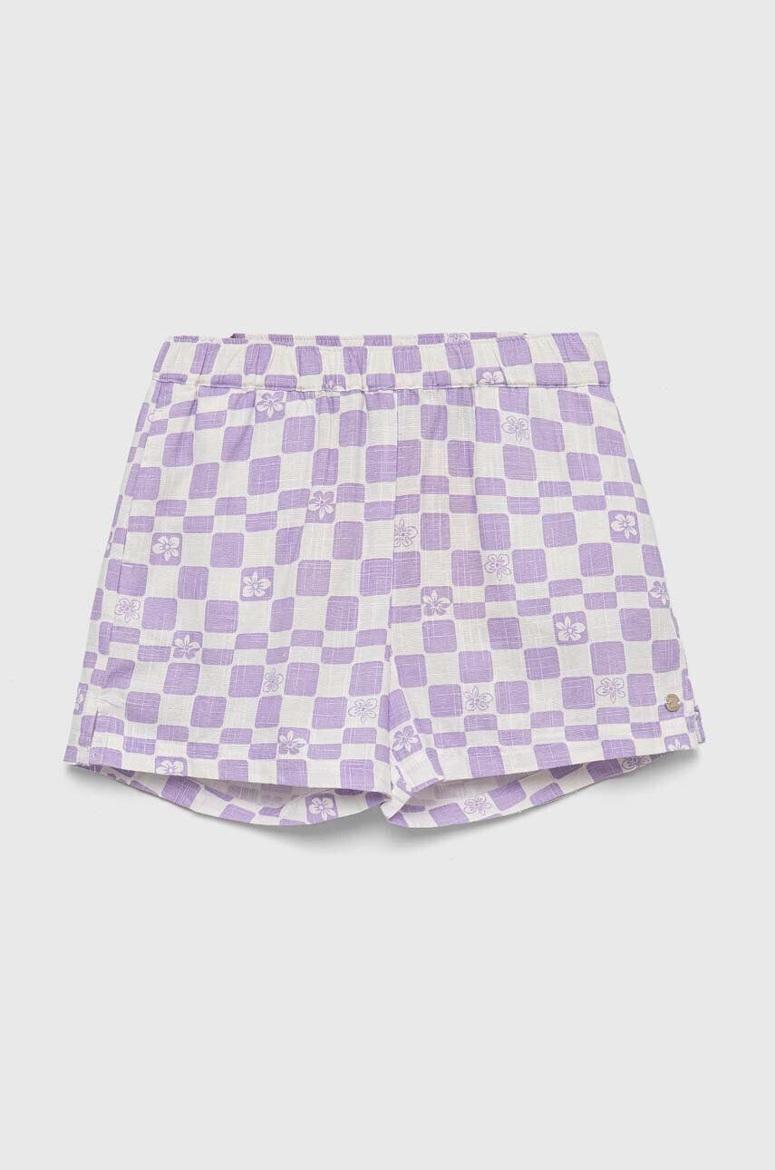 Roxy pantaloni scurti copii culoarea violet modelator - Pled.ro