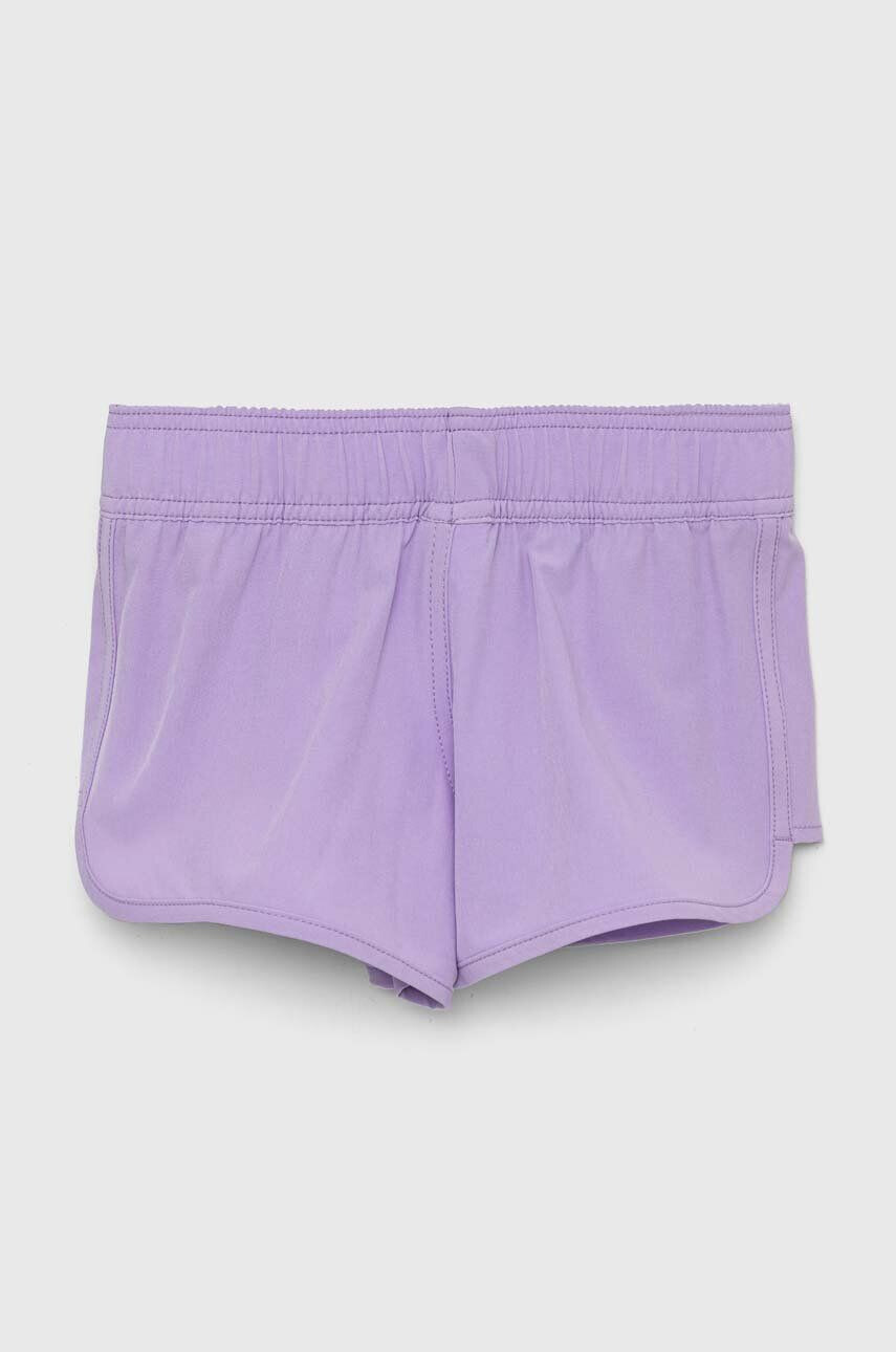 Roxy pantaloni scurti de baie copii culoarea violet - Pled.ro