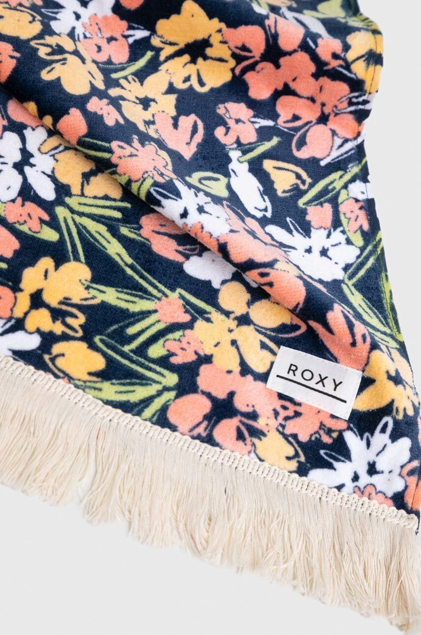 Roxy prosop din bumbac culoarea albastru marin - Pled.ro