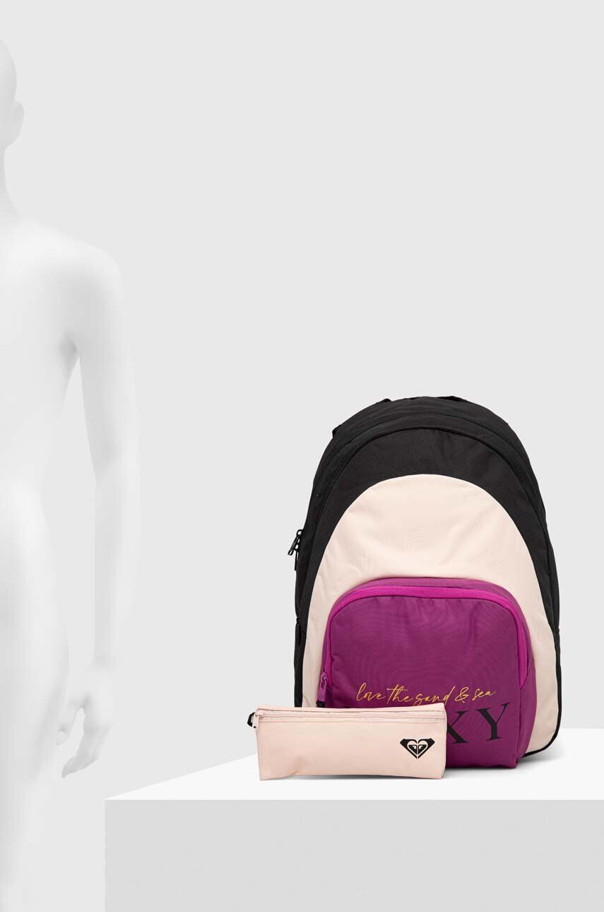 Roxy rucsac femei culoarea violet mare neted - Pled.ro