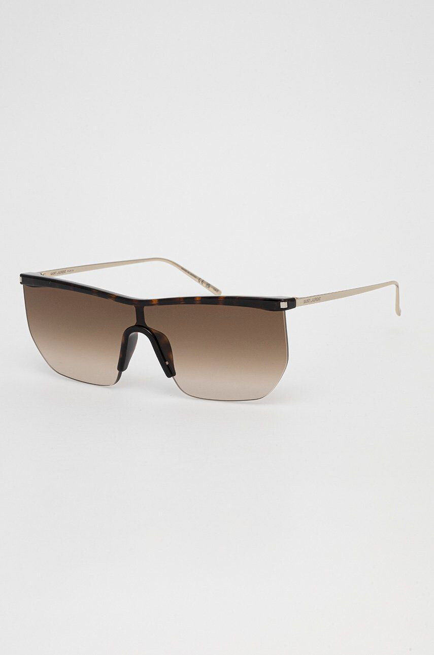 Saint Laurent ochelari de soare femei culoarea maro - Pled.ro