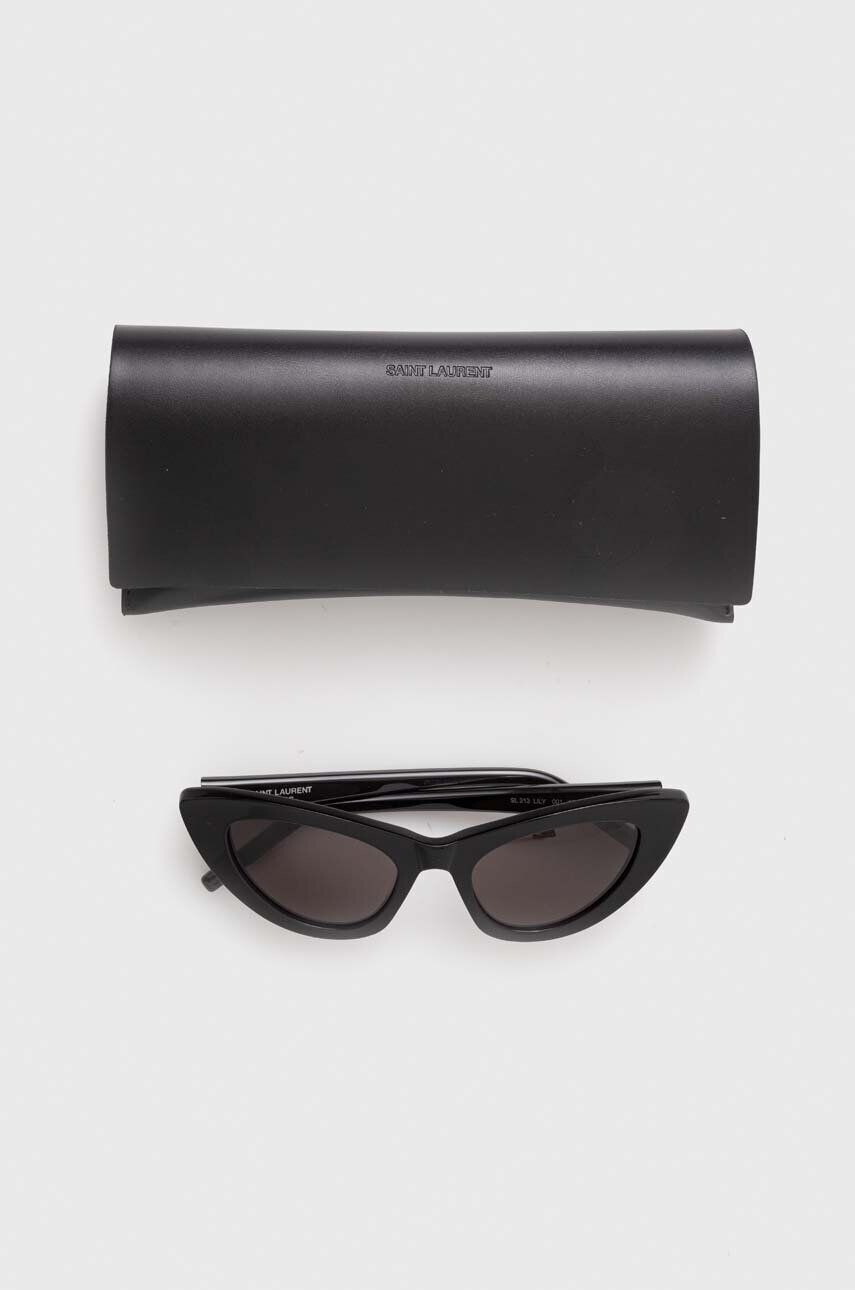 Saint Laurent ochelari de soare femei culoarea negru - Pled.ro