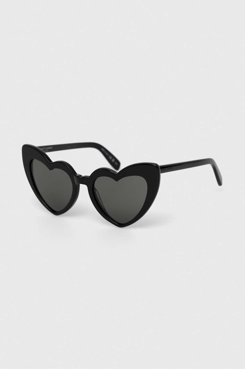 Saint Laurent ochelari de soare femei culoarea negru - Pled.ro