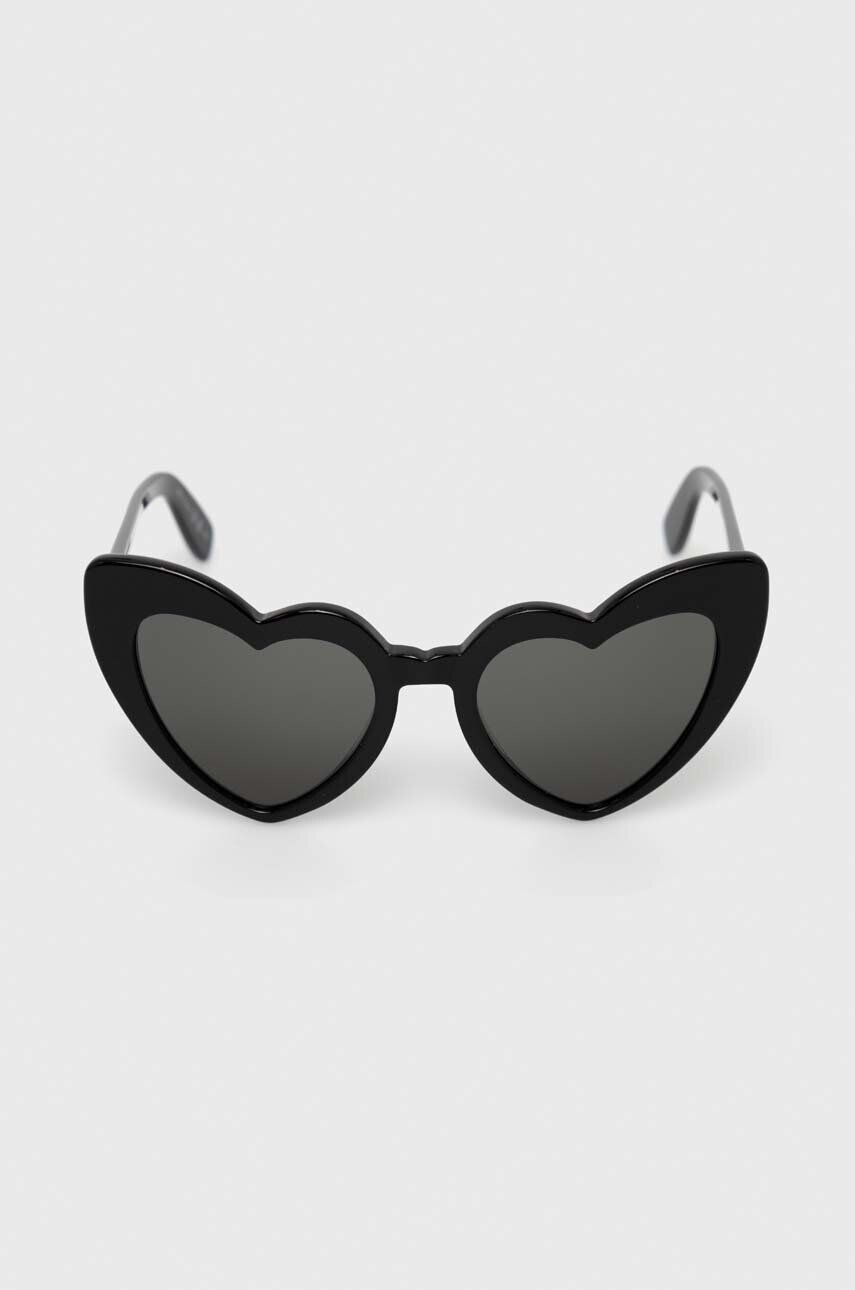 Saint Laurent ochelari de soare femei culoarea negru - Pled.ro