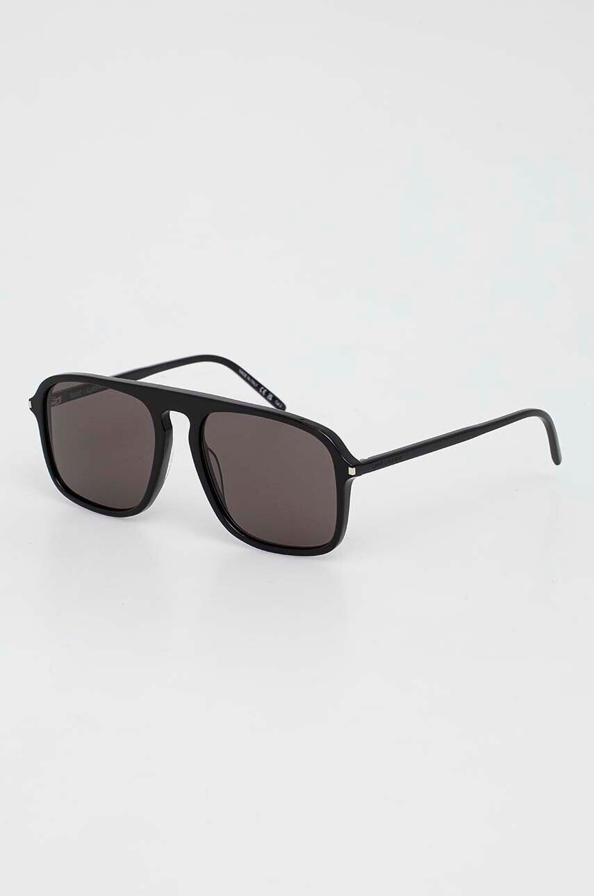 Saint Laurent ochelari de soare barbati culoarea negru - Pled.ro