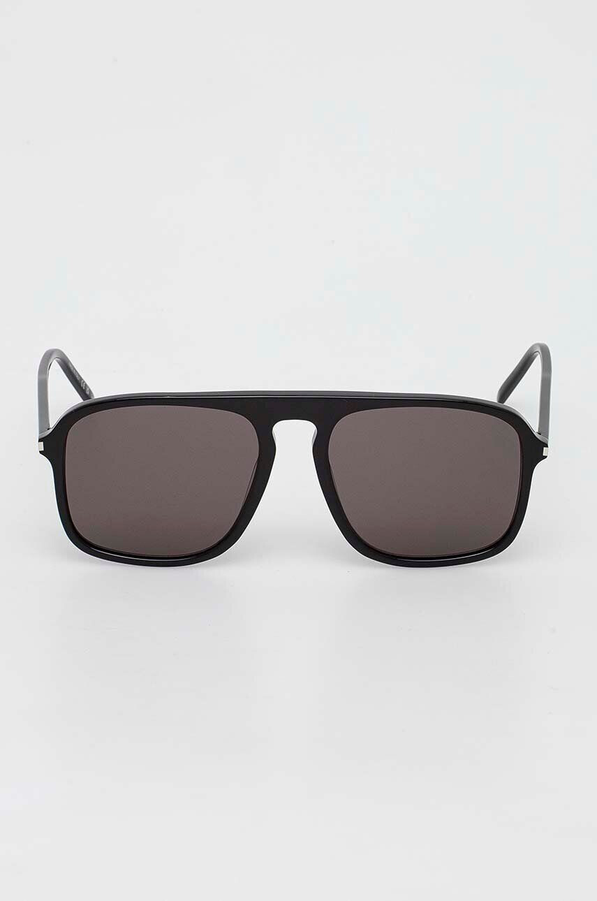 Saint Laurent ochelari de soare barbati culoarea negru - Pled.ro