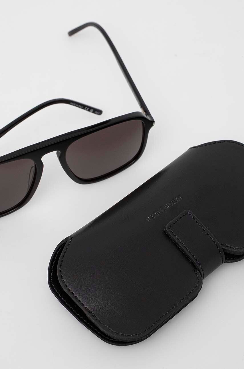 Saint Laurent ochelari de soare barbati culoarea negru - Pled.ro