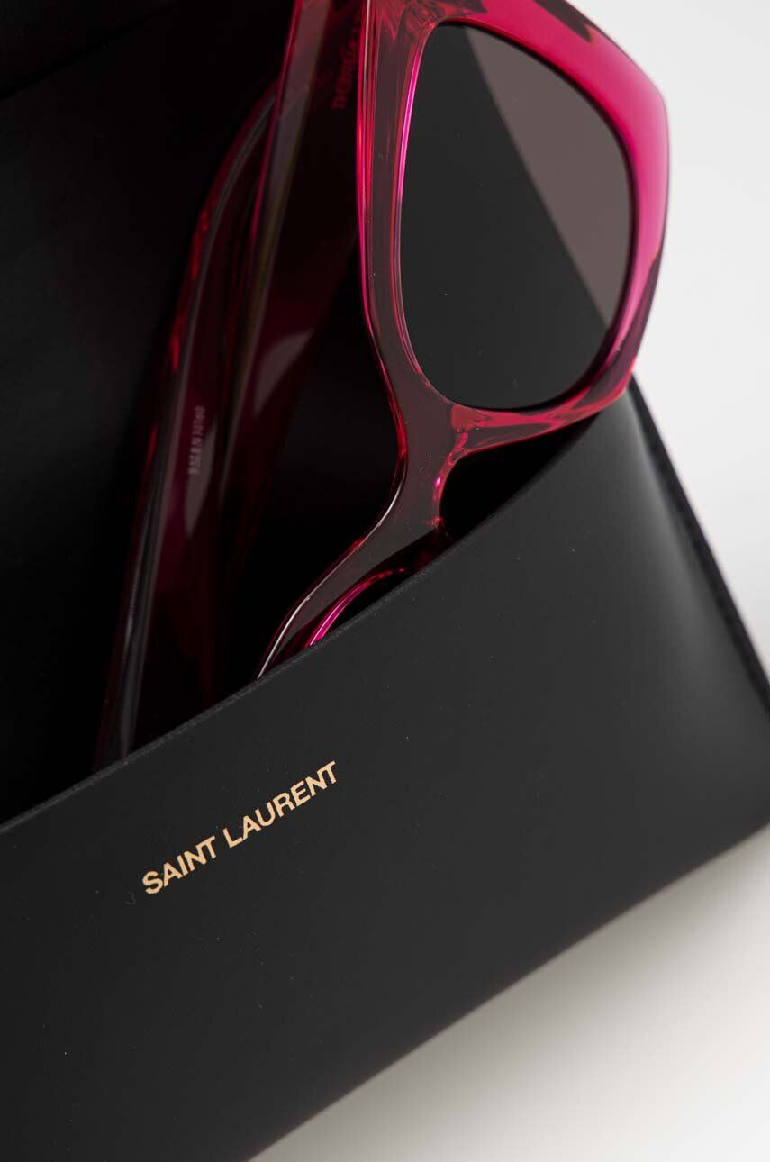 Saint Laurent ochelari de soare femei culoarea roz - Pled.ro