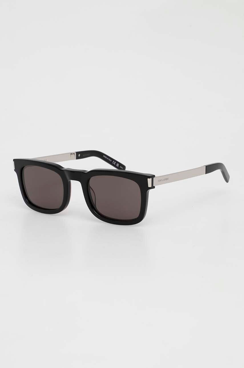 Saint Laurent ochelari de soare culoarea negru - Pled.ro