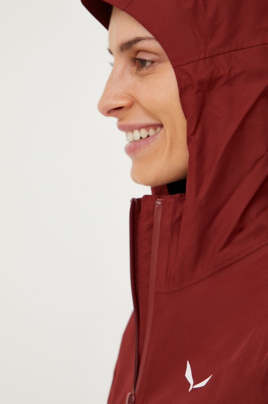 Salewa geaca outdoor Fanes culoarea bordo - Pled.ro