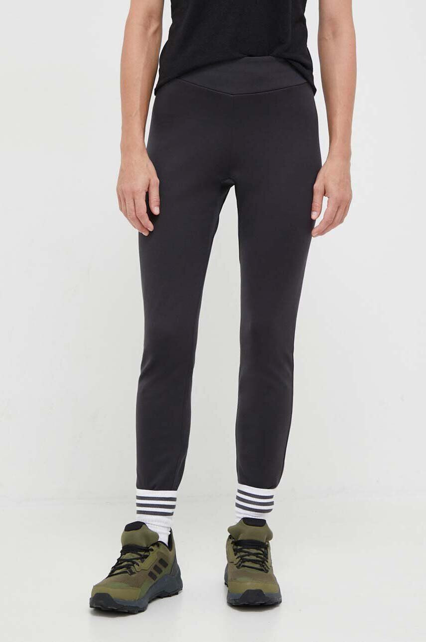 Salewa leggins sport Fanes femei culoarea negru neted - Pled.ro