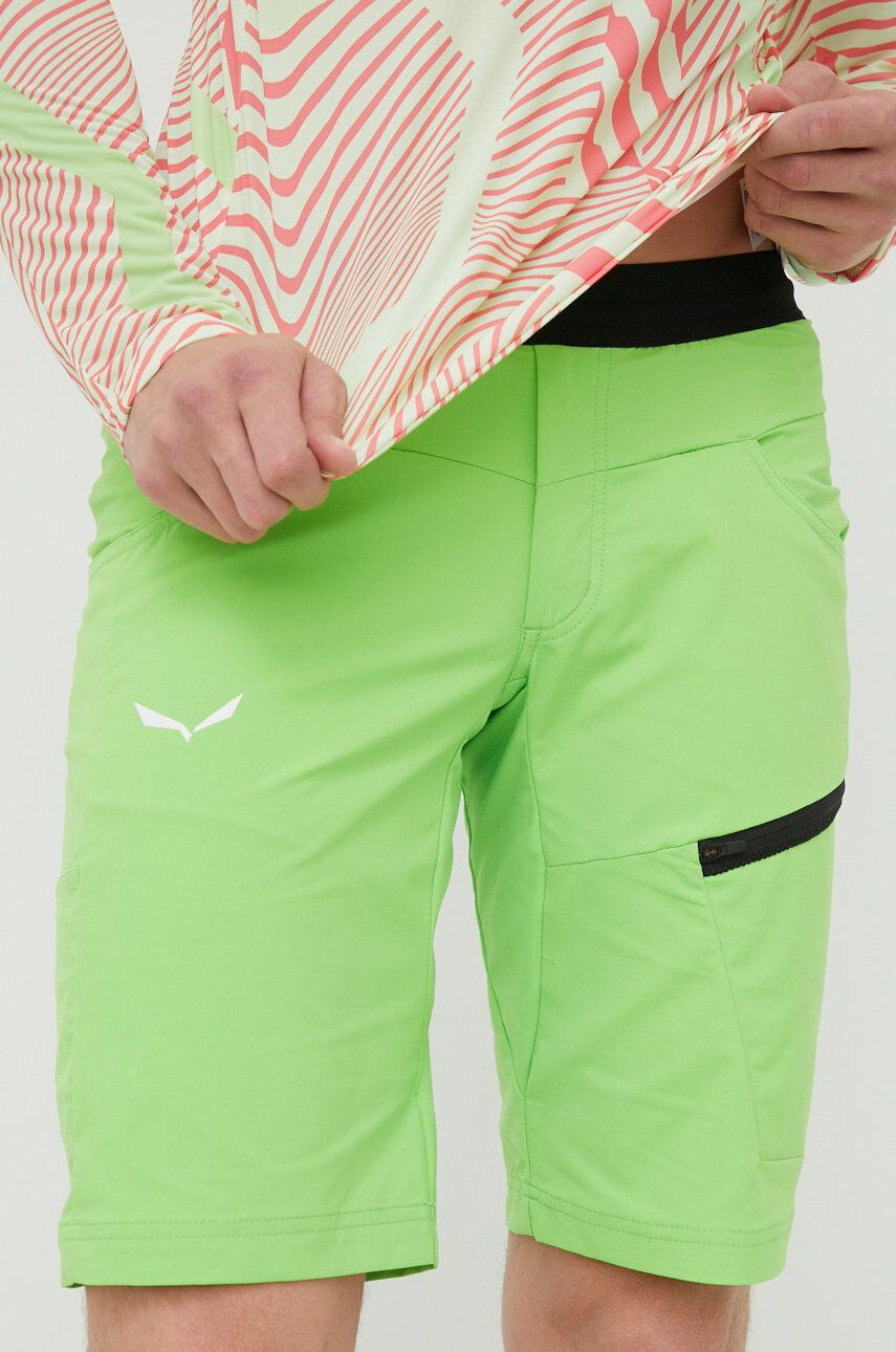 Salewa pantaloni scurți outdoor Agner Light barbati culoarea verde - Pled.ro