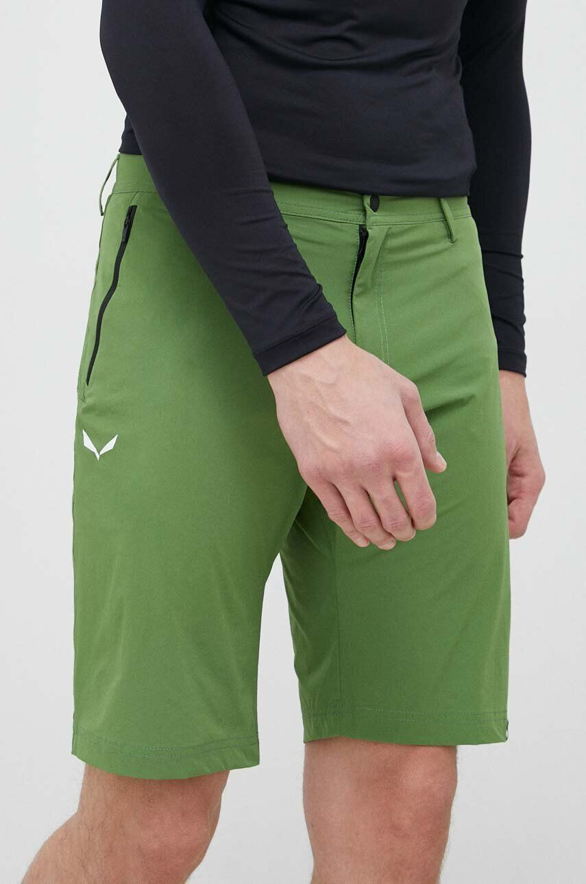 Salewa pantaloni scurți outdoor Talveno barbati culoarea verde - Pled.ro