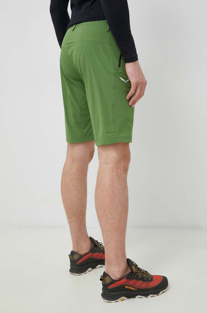 Salewa pantaloni scurți outdoor Talveno barbati culoarea verde - Pled.ro