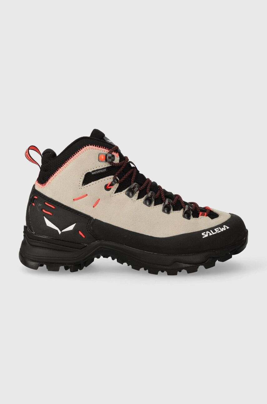 Salewa pantofi Alp Mate Winter Mid PTX femei culoarea bej izolare usoara - Pled.ro