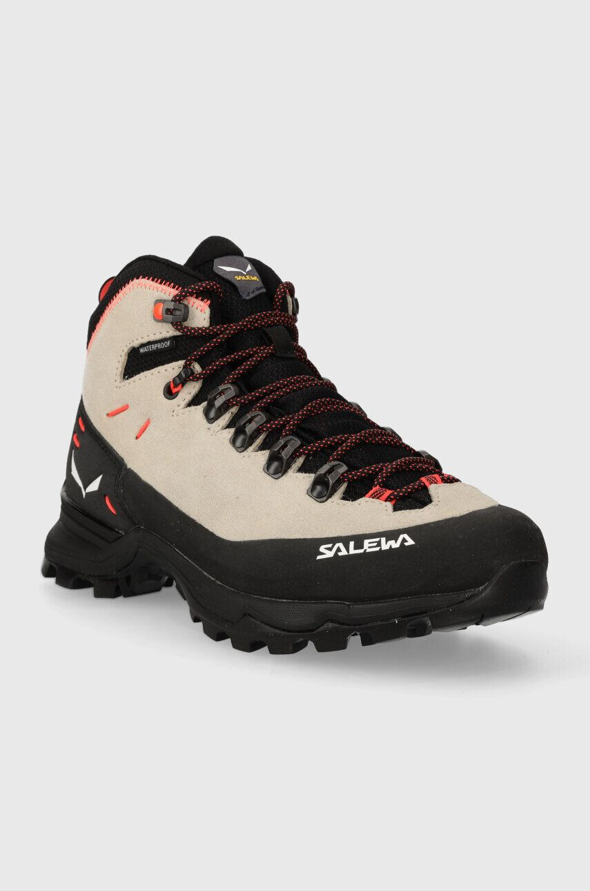 Salewa pantofi Alp Mate Winter Mid PTX femei culoarea bej izolare usoara - Pled.ro