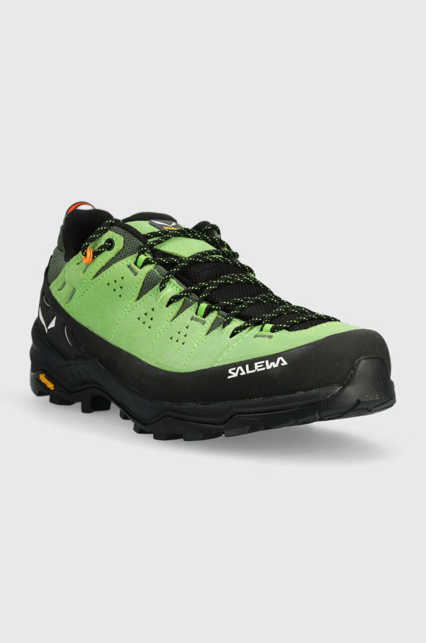 Salewa pantofi Alp Trainer 2 GTX barbati culoarea verde - Pled.ro