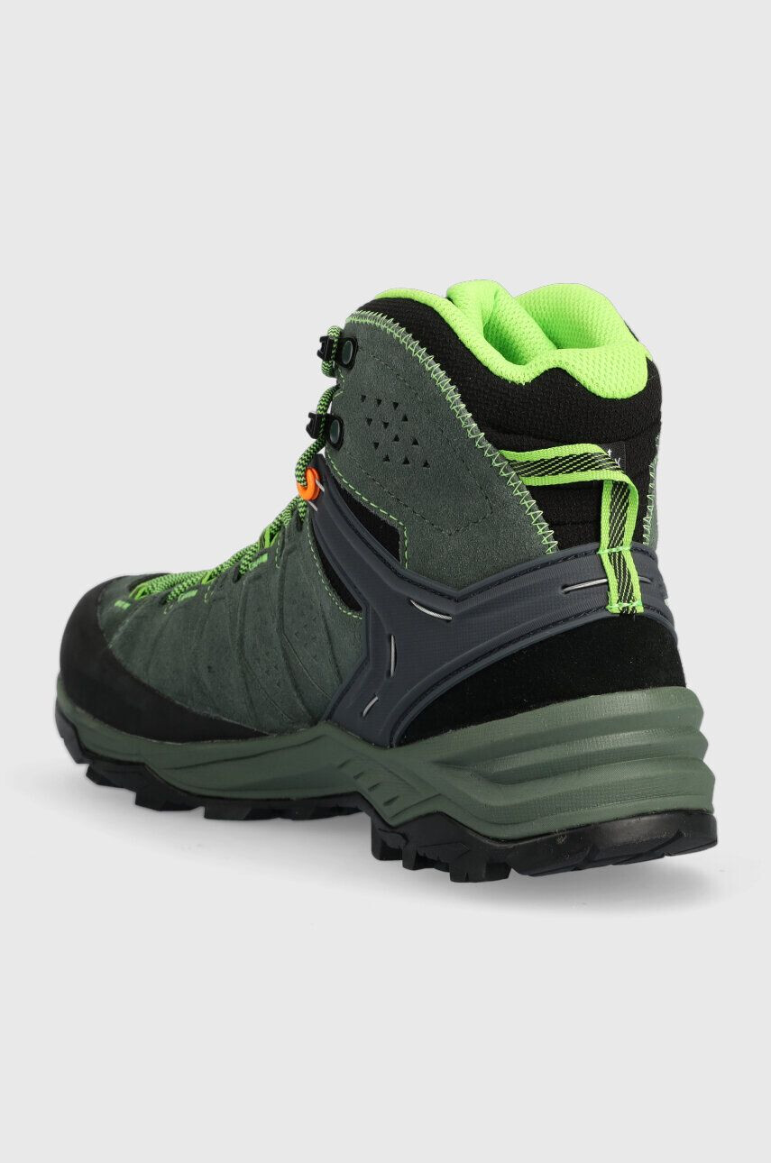 Salewa pantofi Alp Trainer 2 Mid GTX barbati culoarea verde izolat - Pled.ro