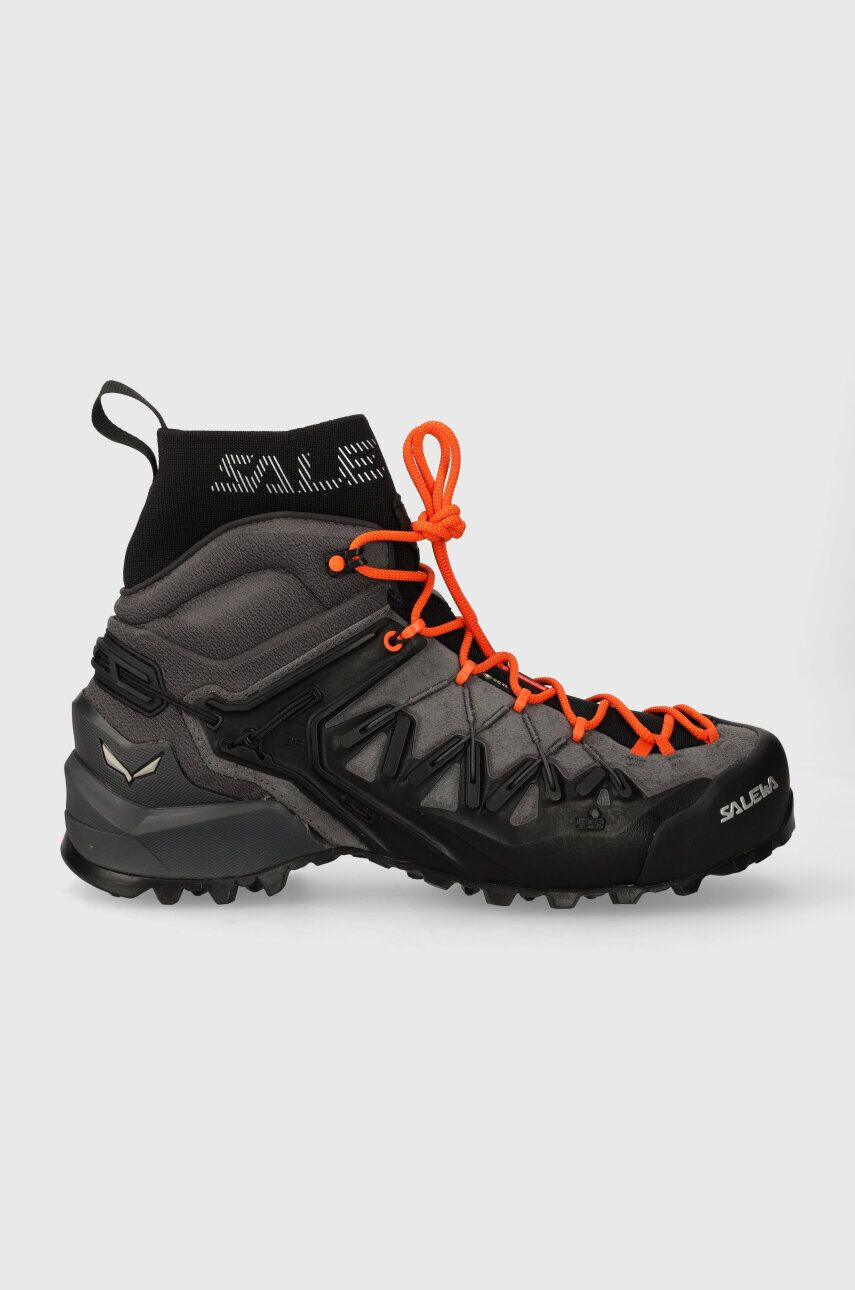 Salewa pantofi Wildfire Edge Mid GTX barbati culoarea gri - Pled.ro