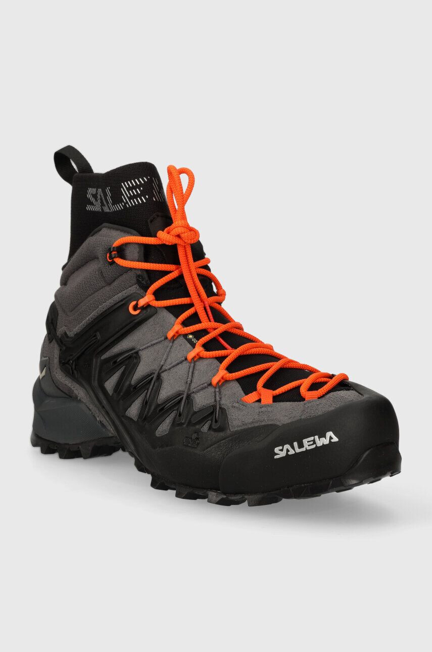 Salewa pantofi Wildfire Edge Mid GTX barbati culoarea gri - Pled.ro