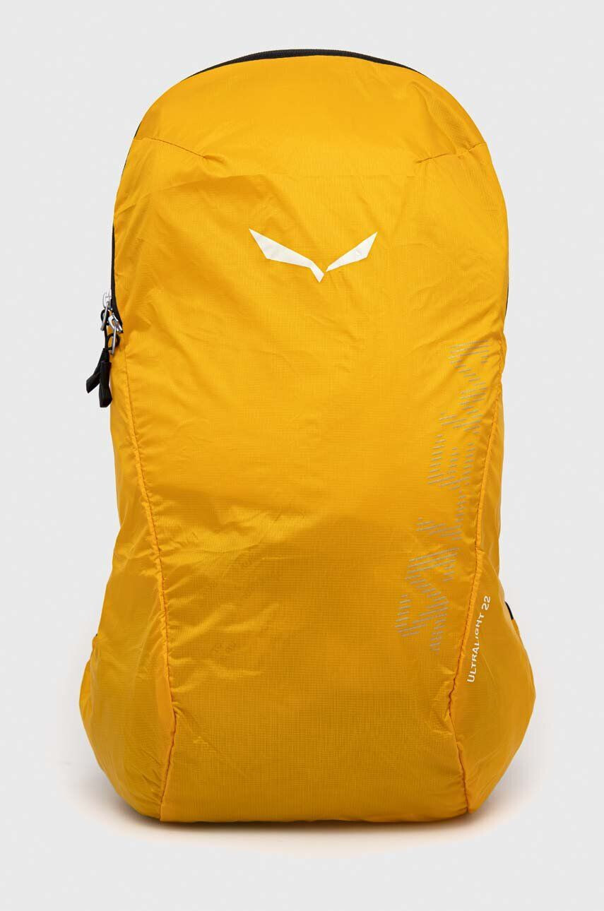 Salewa rucsac culoarea galben mare neted - Pled.ro