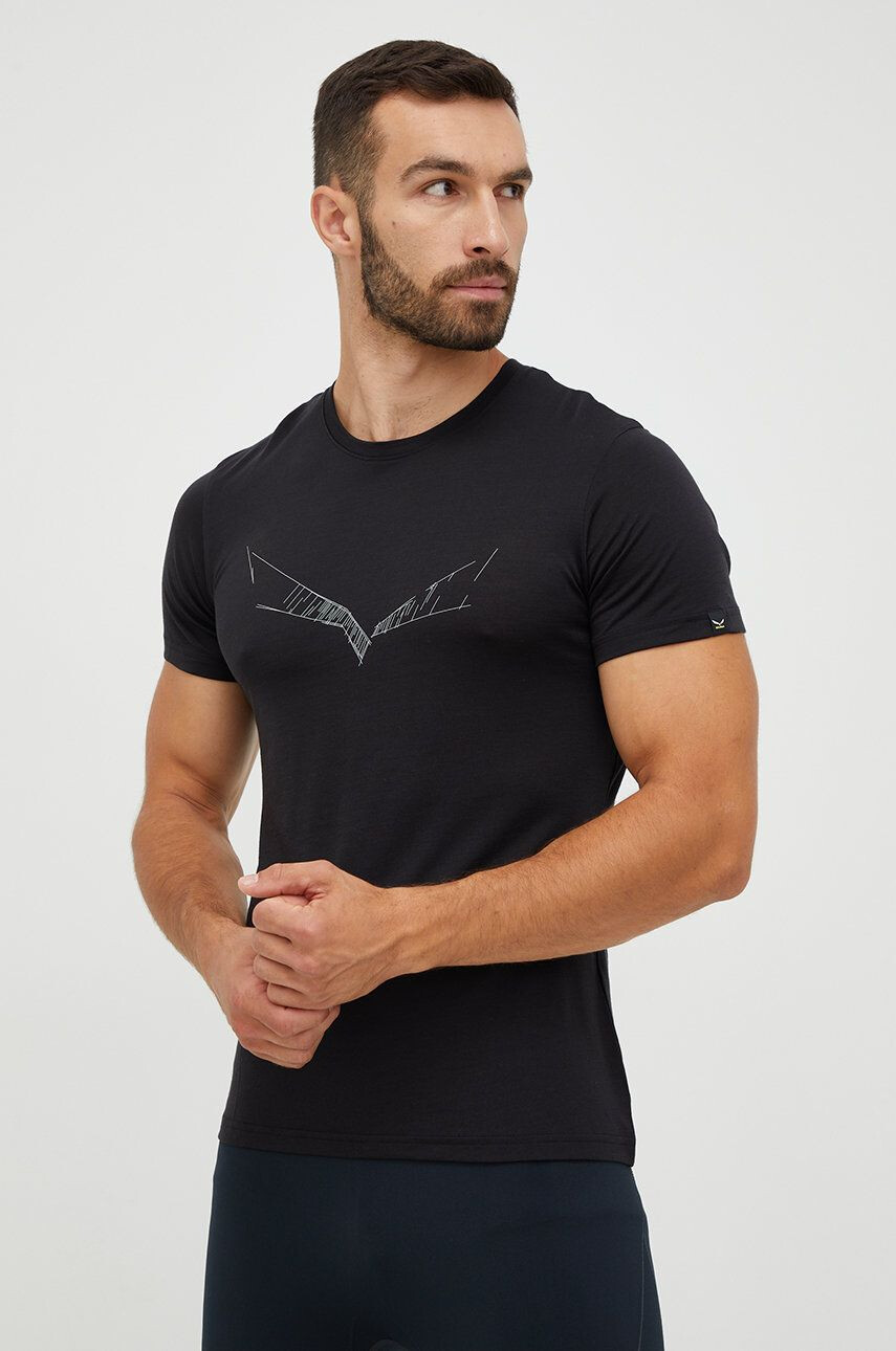 Salewa tricou sport Puez Eagle Sketch - Pled.ro