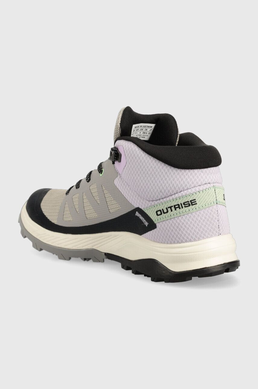 Salomon pantofi Outrise Mid GTX femei culoarea gri - Pled.ro