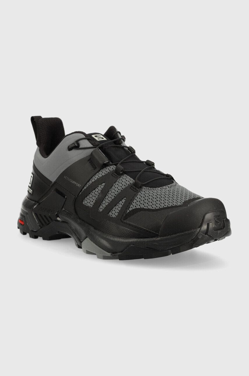 Salomon pantofi X Ultra 4 barbati culoarea gri - Pled.ro