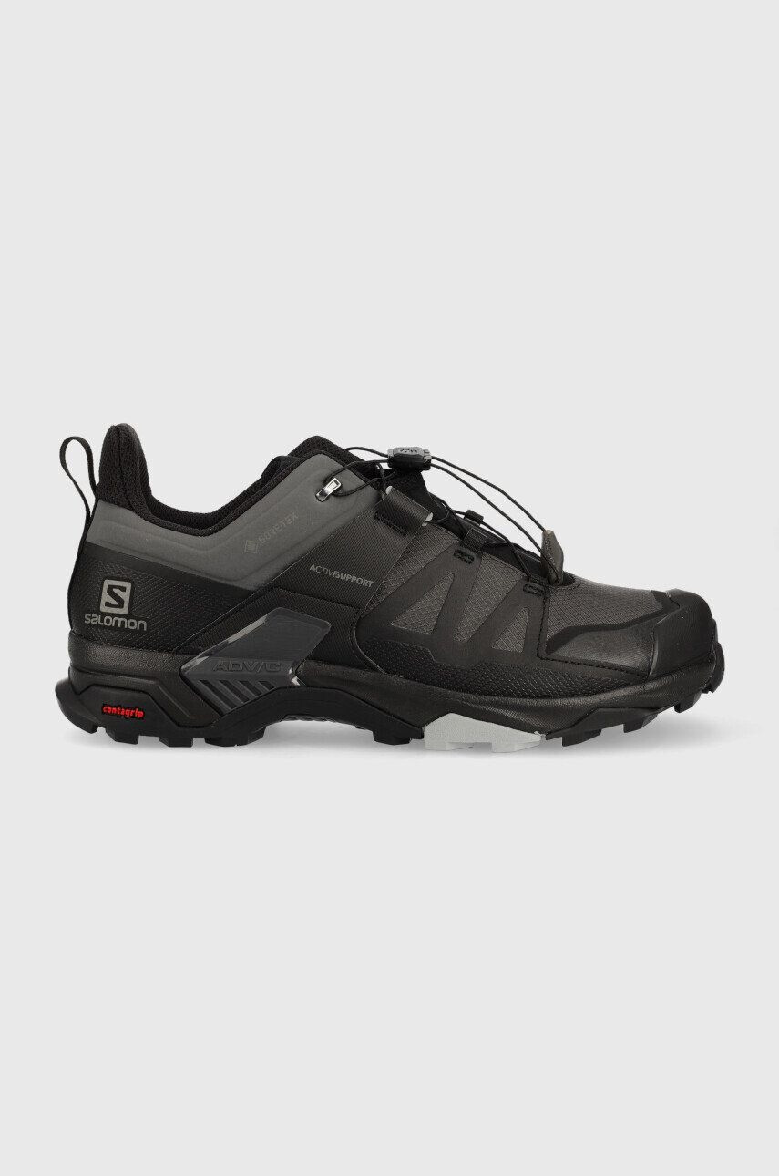 Salomon pantofi X Ultra 4 GTX barbati culoarea gri - Pled.ro