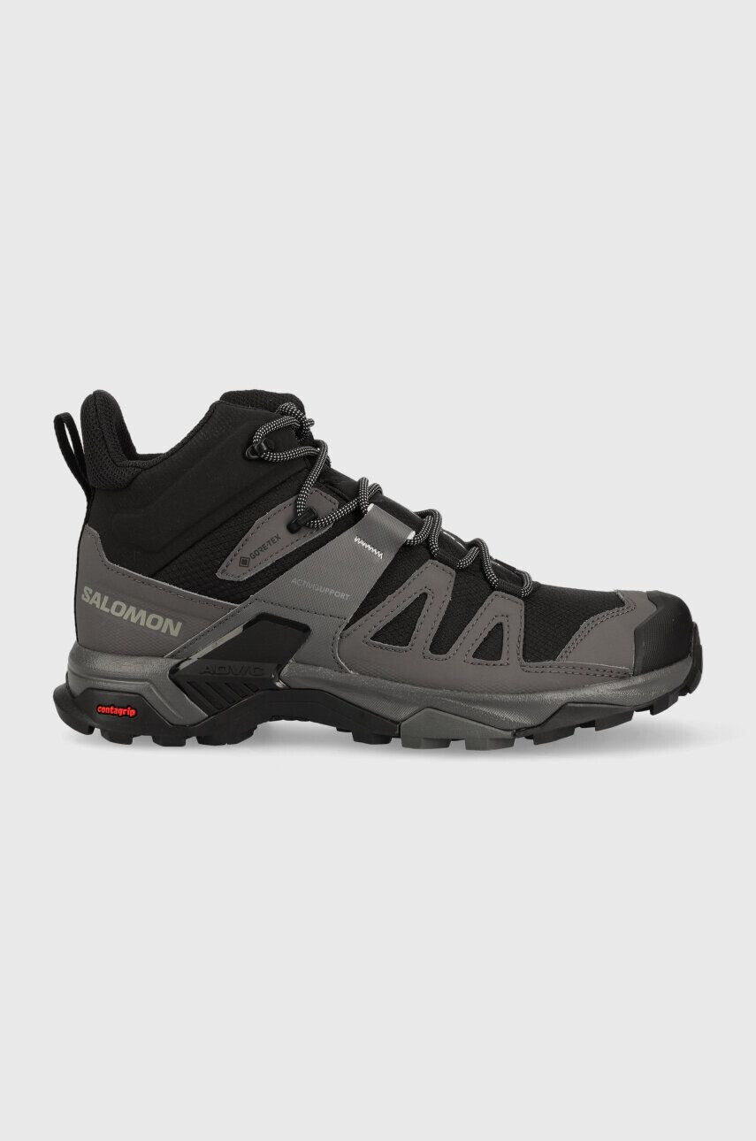 Salomon pantofi X Ultra 4 Mid GTX barbati culoarea negru - Pled.ro