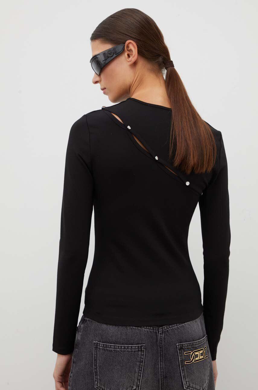 Samsoe Samsoe longsleeve femei culoarea negru - Pled.ro